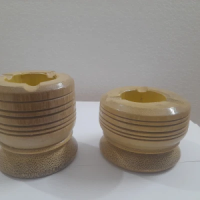 Handcrafted Bamboo Ashtray – Sustainable Smoking Accessory