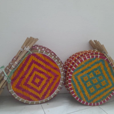 Handcrafted Bamboo Hand Fan – Eco-Friendly & Elegant