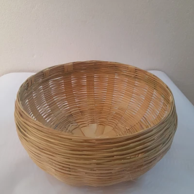 Handwoven Bamboo Basket – Natural Beauty for Your Home