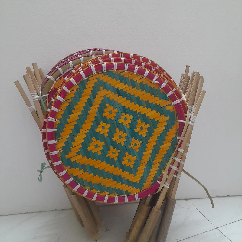 Bamboo handfans